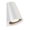 Dweled Mod 7in LED Indoor and Outdoor Wall Light 3000K in White WS-W656